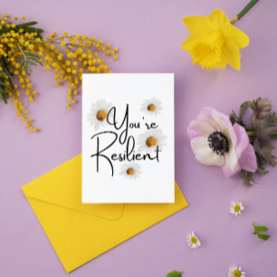 You're Resilient Folded Greeting Card
