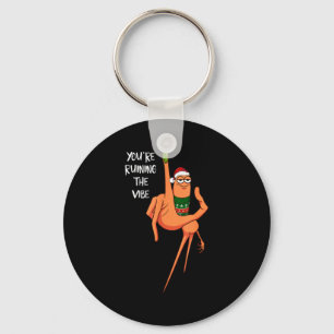 You're Ruining The Vibe Christmas Marcus The Worm Key Ring