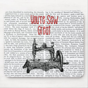 You're Sew Great Illustration Mouse Pad