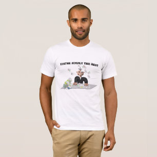 You're simply the Best .Personalised text T-Shirt