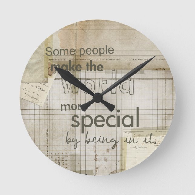 you're special message round clock (Front)
