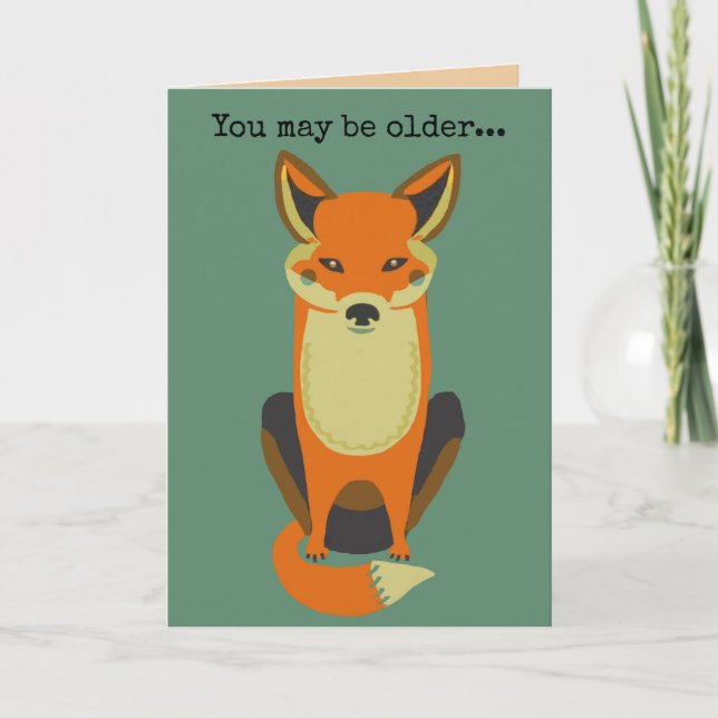 You're Still a Fox Card (Front)