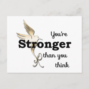 You're Stronger Than You Think Postcard