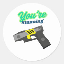 "You're Stunning" sticker First Responder Taser