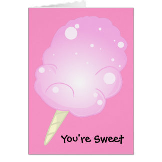 You're Sweet Cotton Candy Card