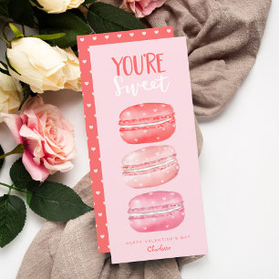 You're Sweet Happy Valentine's Day Macaron Cookies