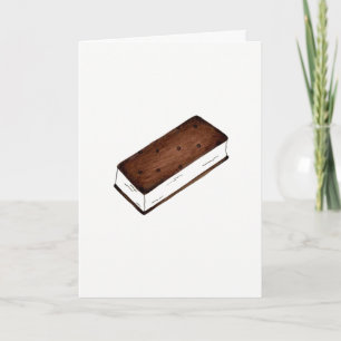 You're Sweet Thanks Chocolate Ice Cream Sandwich Thank You Card