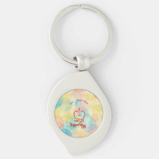 You're the Apple of My Pie Key Ring