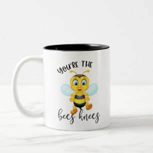 You're The Bees Knees Valentine's Day Two-Tone Coffee Mug