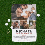 You're The Best By Par | 4 Photo Golf Towel<br><div class="desc">"You're The Best By Par" golf towel, with room for four of your own photos. Add your choice of personalisation. A perfect gift to let your other half know how much you love them! This photo golf towel is perfect!!! These are Valentine's Day gifts that are perfect for sports fans,...</div>
