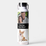 You're the Best Custom 4 photos memories Water Bottle<br><div class="desc">Celebrate someone special with this modern, simple 4-photo collage custom water bottle, featuring the heartfelt message "You're the Best." Personalise this sleek and functional water bottle with your favourite photos, making it a perfect gift for any occasion—whether it's for a birthday, or a thoughtful just because gift. The stylish design...</div>
