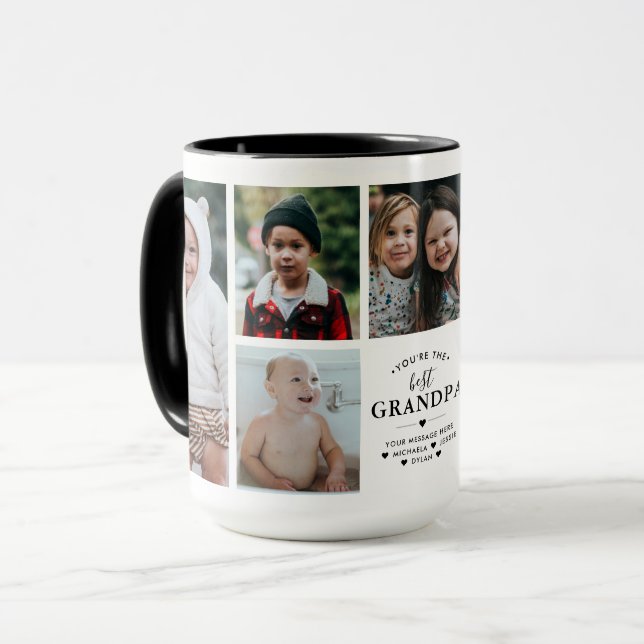 You're The Best (Grandpa/Other) 7-Photo Collage Mug (Front Left)