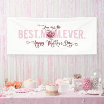 You're the Best Mum Ever Mother's Day Pink Rose