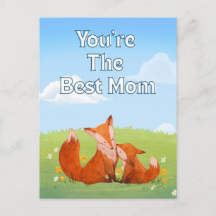You're The Best Mum mother's day Holiday Postcard