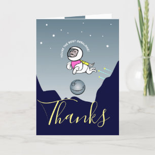 You're the best personalised thank you card