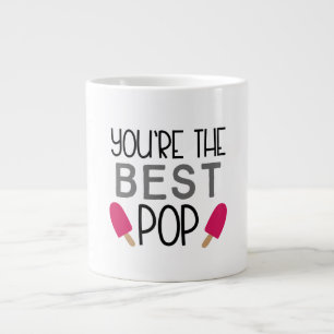You're the Best Pop – Cute Father's Day Large Coffee Mug