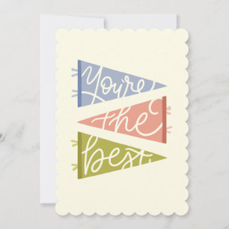 You're The Best - Thank You Card
