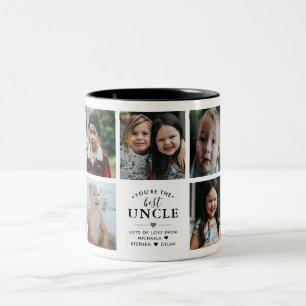 You're The Best Uncle/Other 7-Photo Collage Two-Tone Coffee Mug