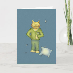 You're the Cat's Pyjamas Greeting card