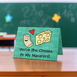 You're the Cheese to my Macaroni, Cute Valentine Holiday Card