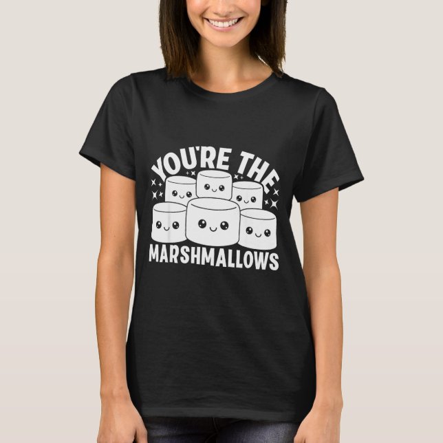 You're The Marshmallows To My Hot Cocoa Valentine' T-Shirt (Front)