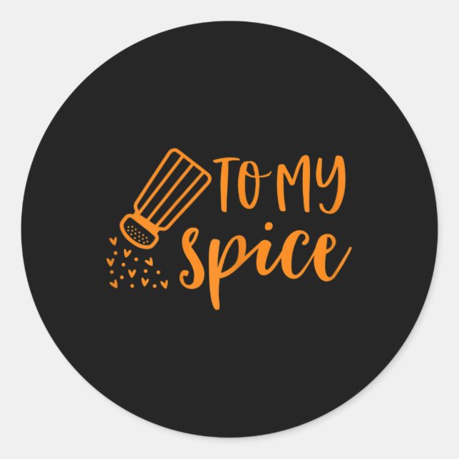 You're the Pumpkin to My Spice  Mummy and Me Frien Classic Round Sticker (Front)