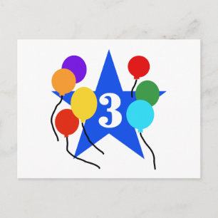 You're The Star 3rd Birthday Tshirts and Gifts Postcard