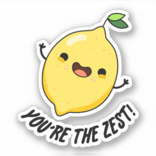 You're The Zest Funny Lemon Pun