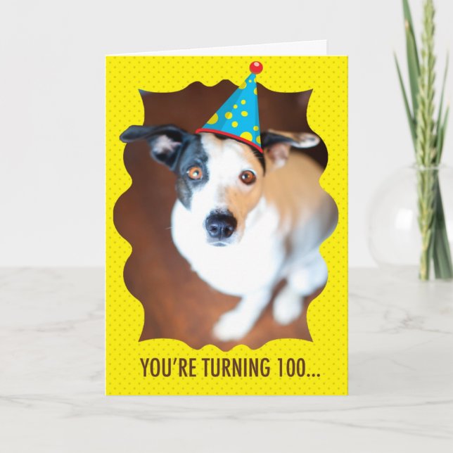 You're Turning 100th Birthday Card (Front)