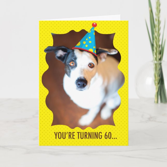 You're Turning 60th Birthday Card (Front)