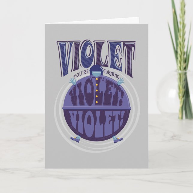 You're Turning Violet, Violet! Card (Front)