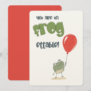 You're Un-frog-ettable! A Ribbit-ing Birthday Invitation