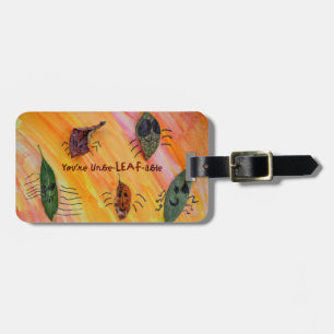 You're UnbeLEAFable - Kids Art for CHOC Luggage Tag