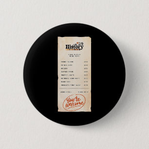 You're Welcome Black History Month African Pride I 6 Cm Round Badge