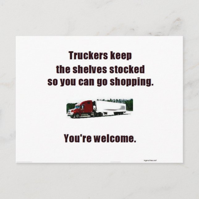 You're welcome. postcard (Front)