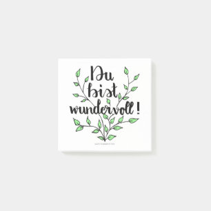 You're wonderful post-it adhesive notes