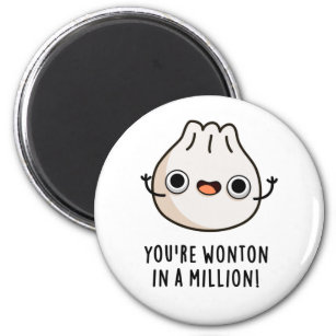 You're Wonton In A Million Funny Dimsum Pun Magnet