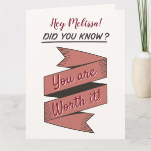 You're Worth It/Planner/Self-Care Card