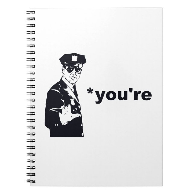 You're Your Grammar Police Notebook (Front)