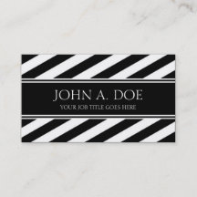 YourJobTitle! B/W Ribbon Diagonal Bars