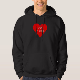 YOURS AF VALENTINE'S SAYING DECORATIONS LADIES WOM HOODIE