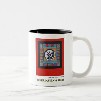 Yours, Mayan & Ours Z Two-Tone Coffee Mug