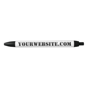 YourWebSite.com Black Ink Pen