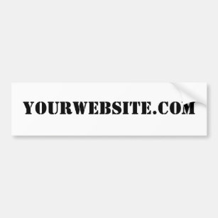 YourWebSite.com Bumper Sticker
