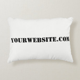 YourWebSite.com Decorative Cushion