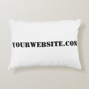 YourWebSite.com Decorative Cushion