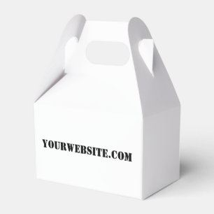 YourWebSite.com Favour Box