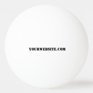 YourWebSite.com Ping Pong Ball