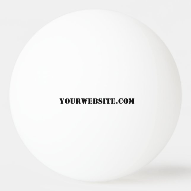 YourWebSite.com Ping Pong Ball (Front)