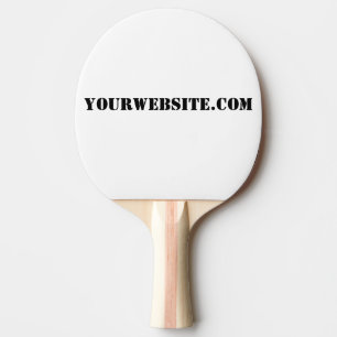 YourWebSite.com Ping Pong Paddle